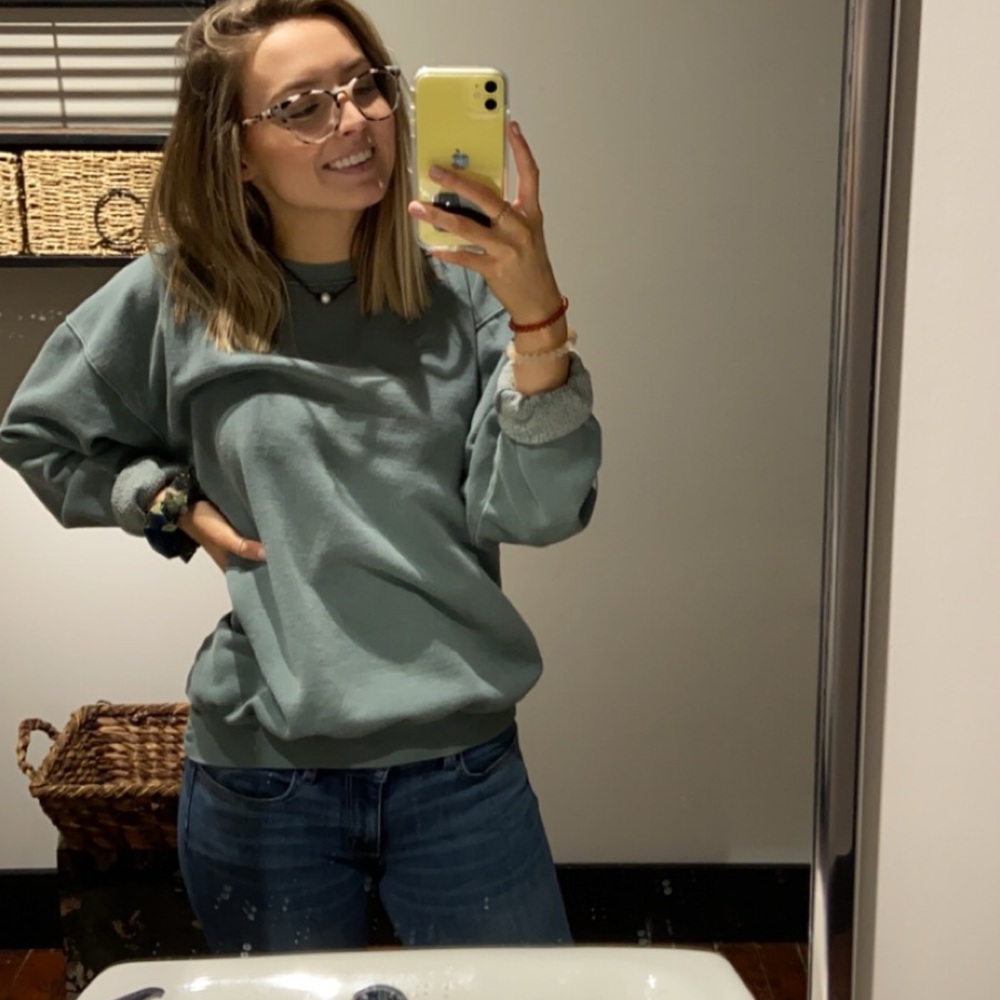 Target Vintage Crewneck Sweater in Gray